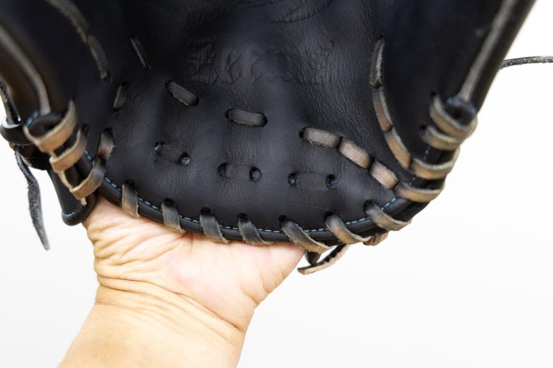 Zeemｓブラック 軟式野球グローブ 右投外野手用
