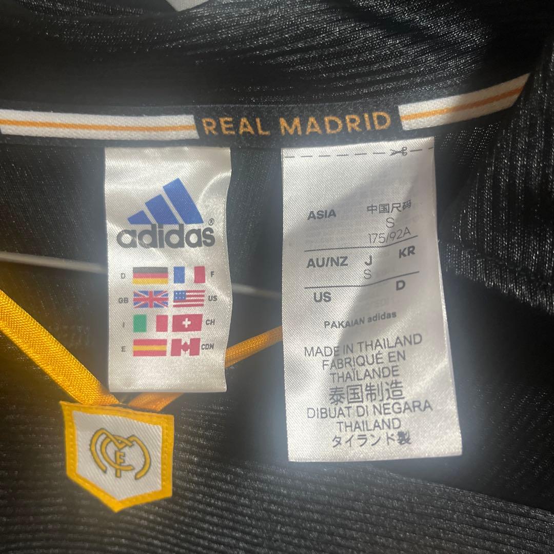 adidas REAL MADRID シャツ ブラック/イエロー