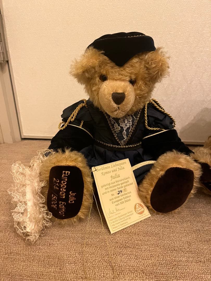 【希少】Hermann テディベア ロミオとジュリエット ペア 限定品