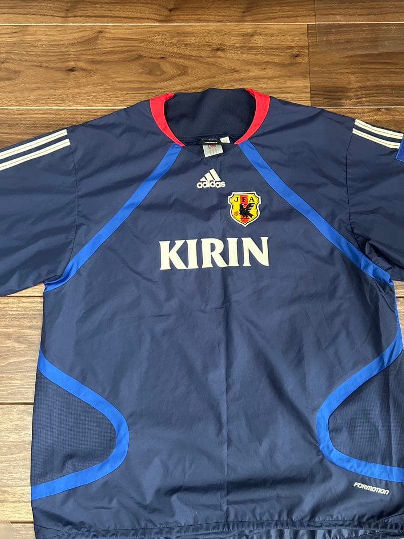 adidas KIRIN ピステ 半袖 ネイビー