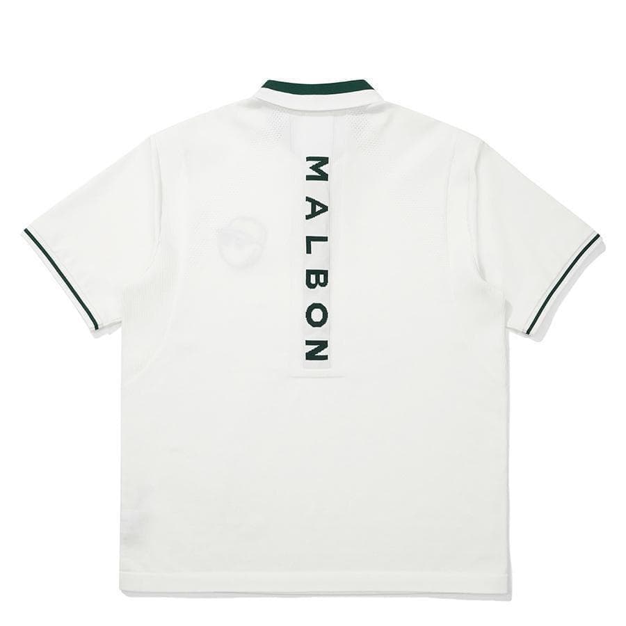 マルボンゴルフ ポロシャツ malbon golf メンズ シャツ 白色XL