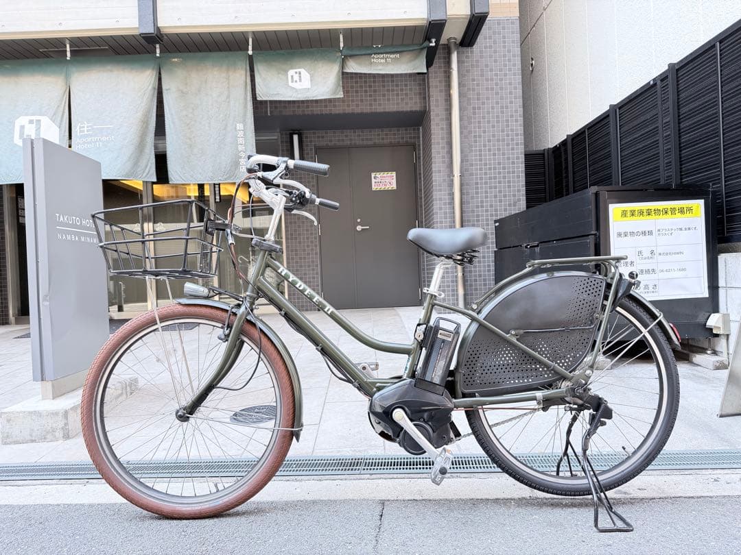 HYDEE II ブリヂストン 電動アシスト自転車 オリーブグリーン