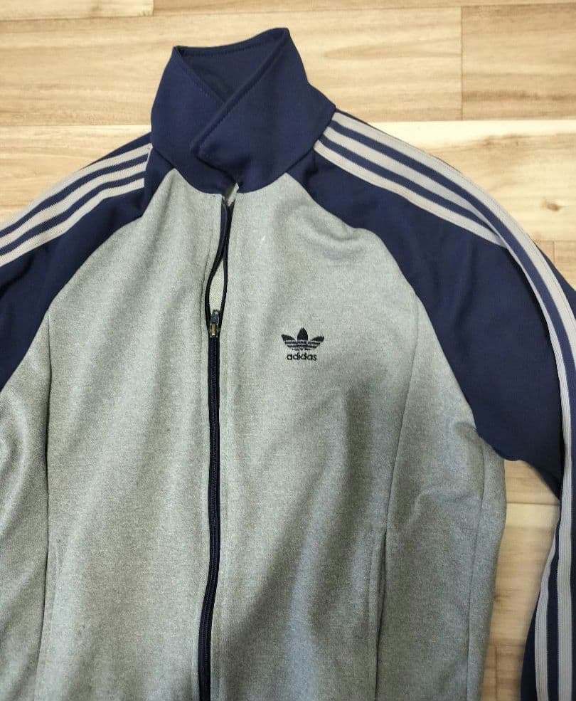 adidas アディダス ジャージ ラグランタイプ80年代 ビンテージ ウ34