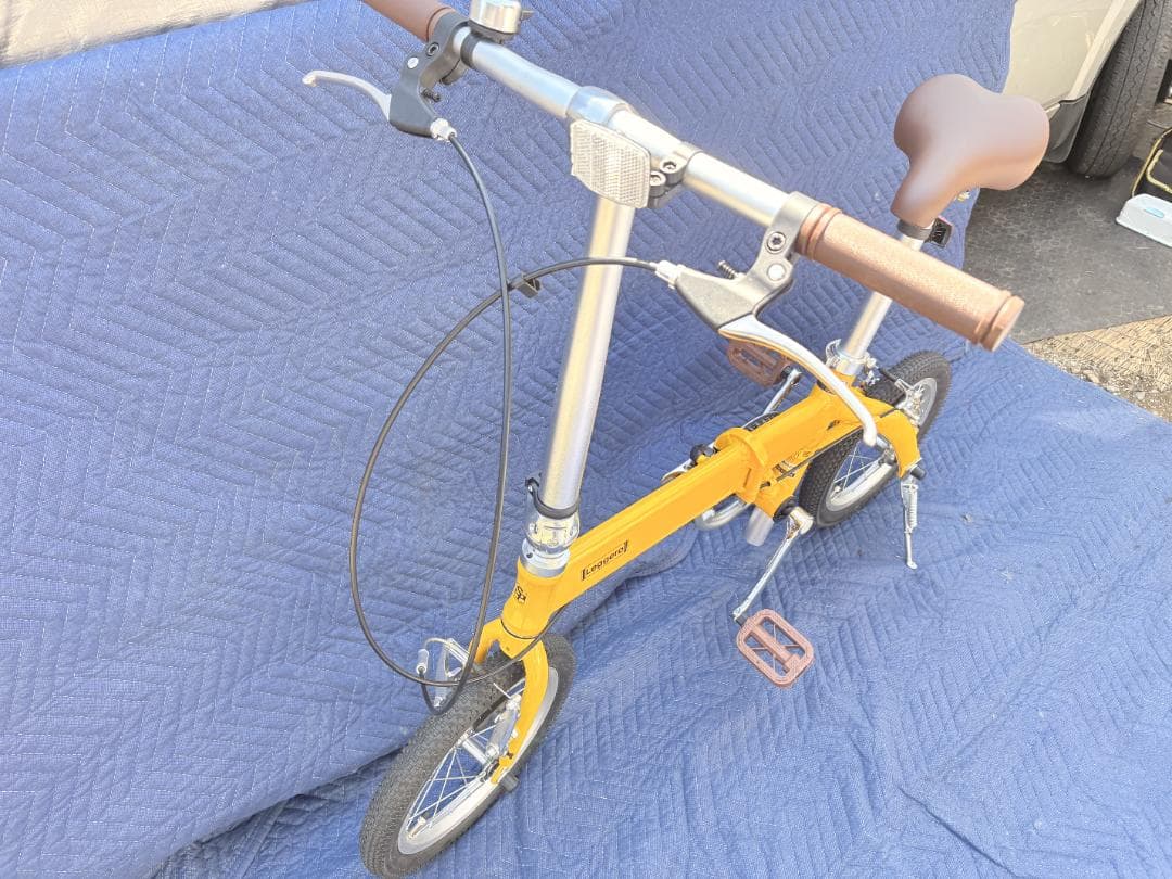 Leggero レジェロ 折りたたみ自転車 ミニベロ イエロー 小径車