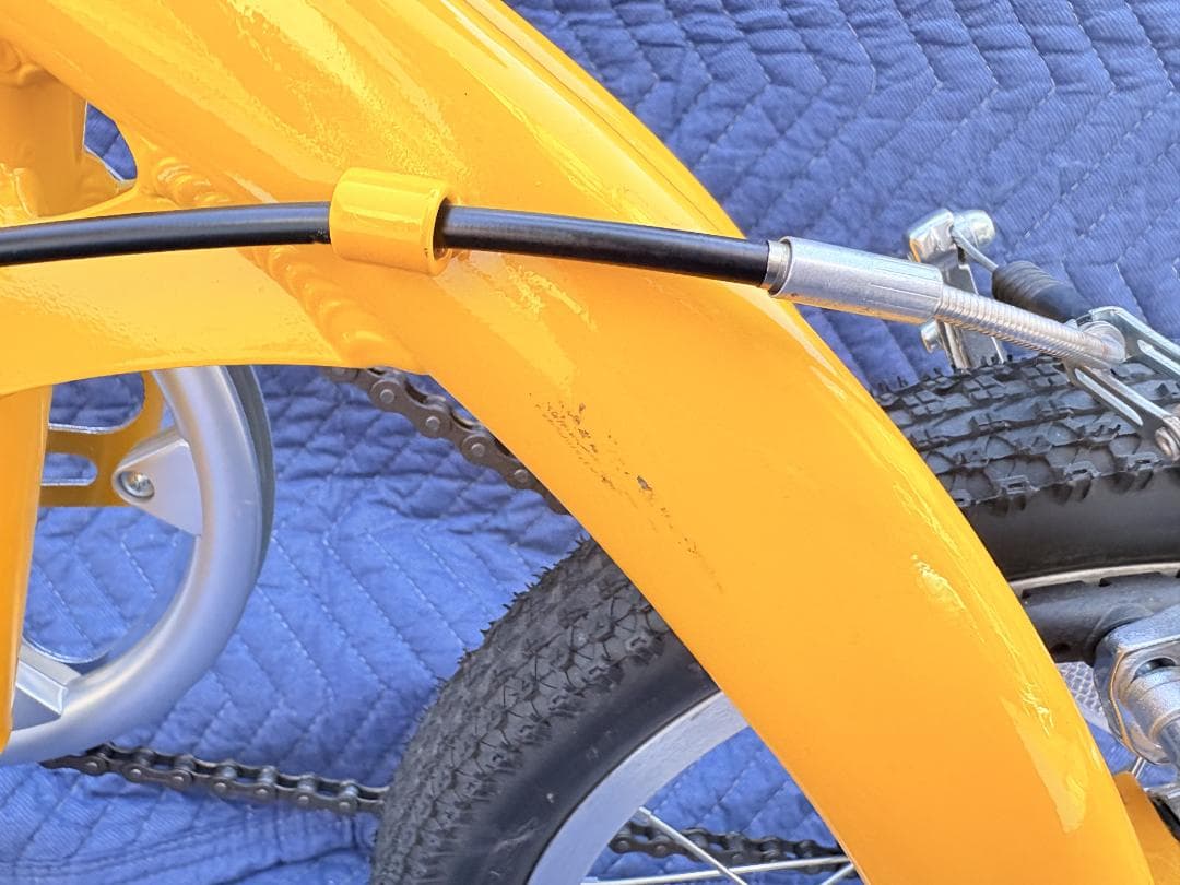 Leggero レジェロ 折りたたみ自転車 ミニベロ イエロー 小径車