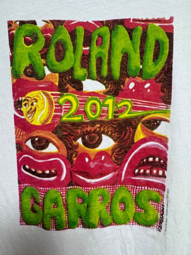 【希少】ROLAND GARROS PARIS 2012年版公式レアTシャツL