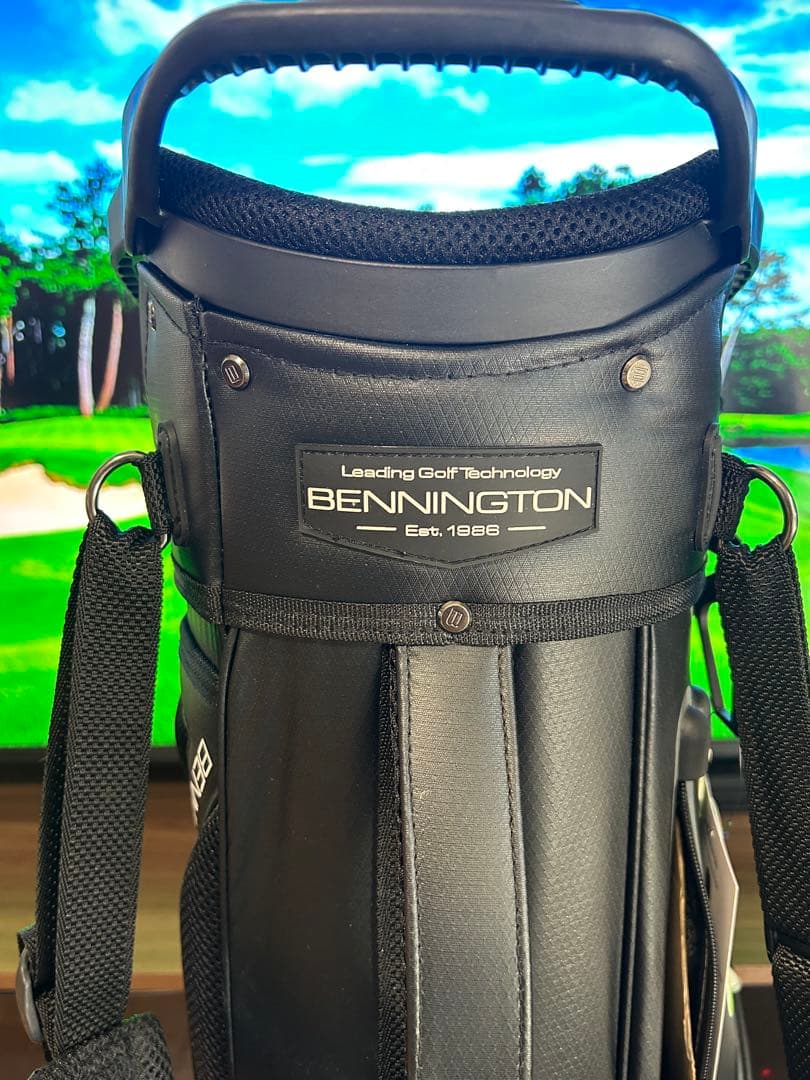 BENNINGTON 14分割　スタンドキャディバッグ　ブラック