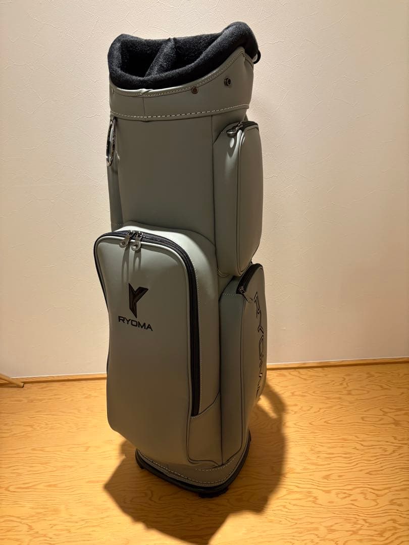 新品未使用　RYOMA キャディバッグ グレーxブラック