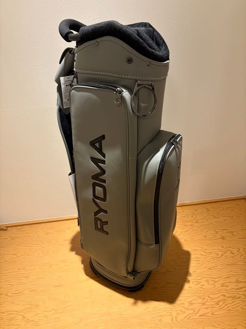 新品未使用　RYOMA キャディバッグ グレーxブラック