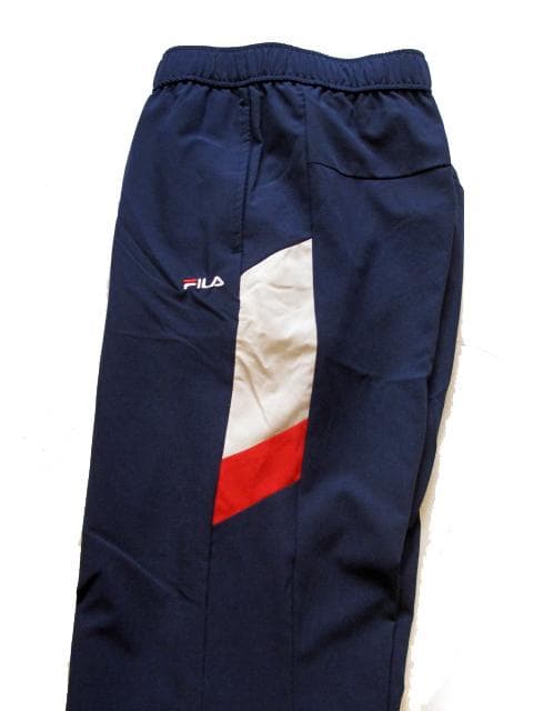 FILA 冷感ストレッチクロスパンツ 薄手 接触冷感 吸水速乾 ダンス スリム