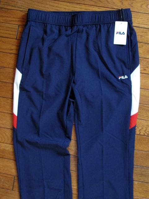 FILA 冷感ストレッチクロスパンツ 薄手 接触冷感 吸水速乾 ダンス スリム