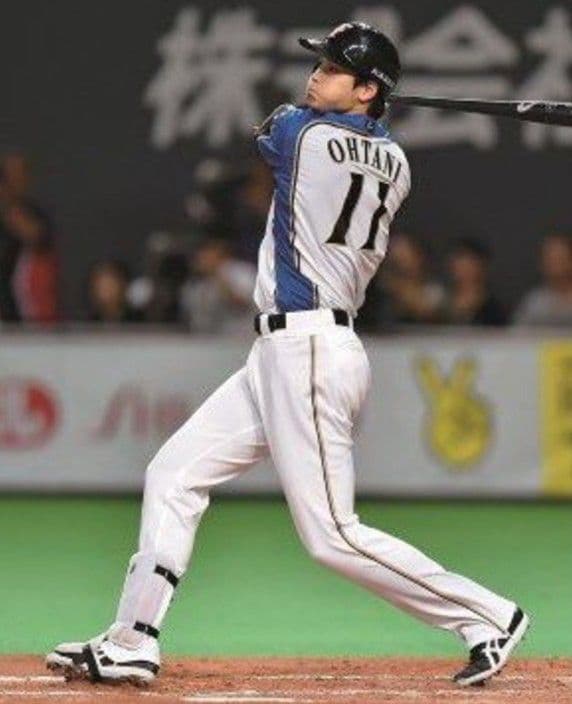 【当時物】北海道　日本ハム　ファイターズ　大谷　ホーム　ユニフォーム　ミズノ　M