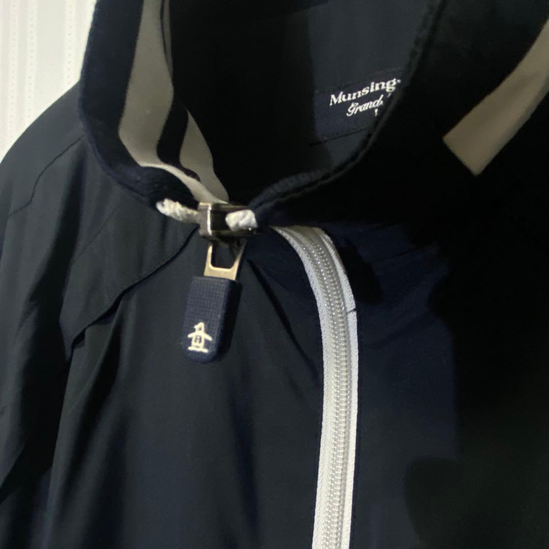 ★Munsingwear★メンズ ゴルフウェア ナイロンジャケット 2WAY撥水