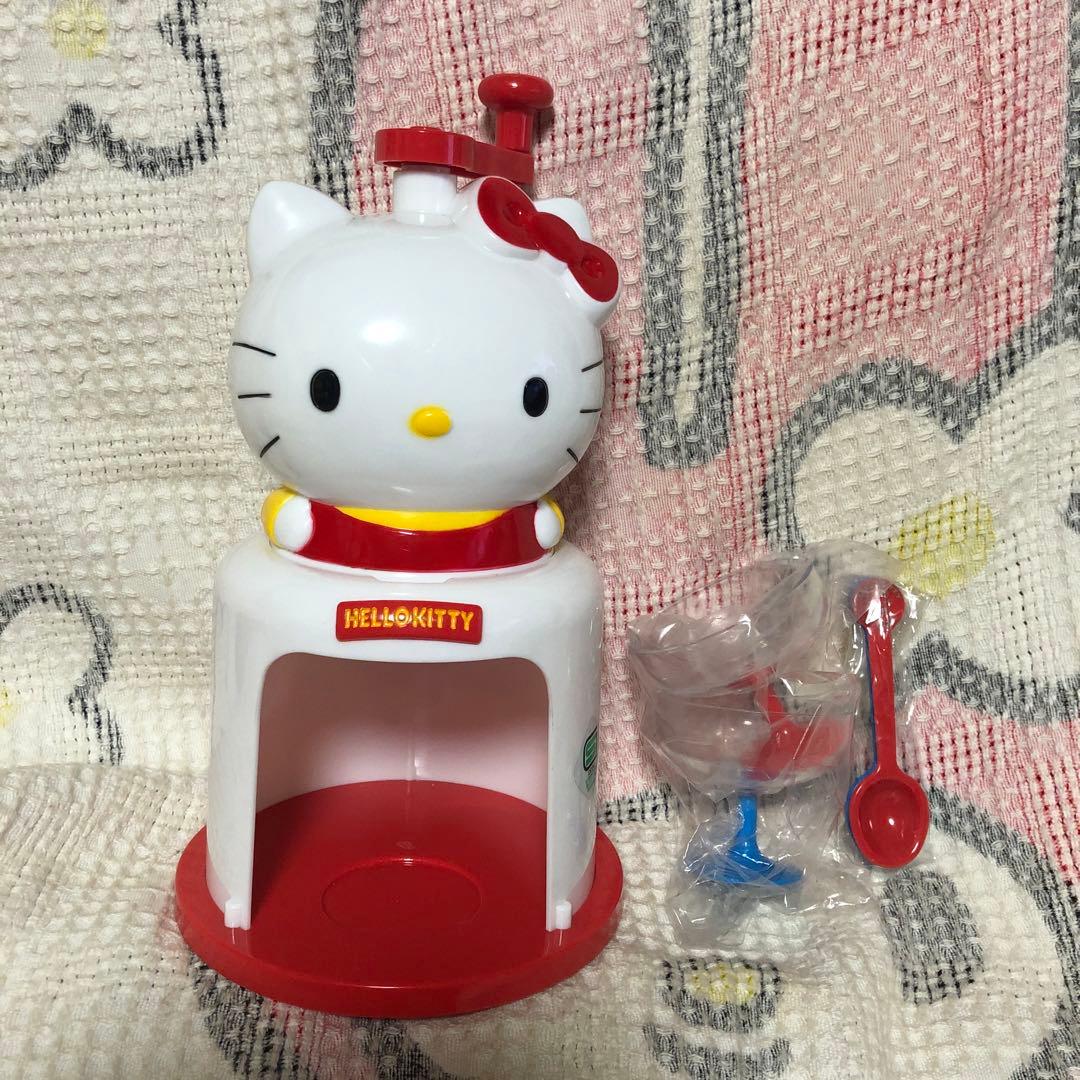 サンリオ　平成レトロ　1991 ハローキティ　こおりかき　中古品