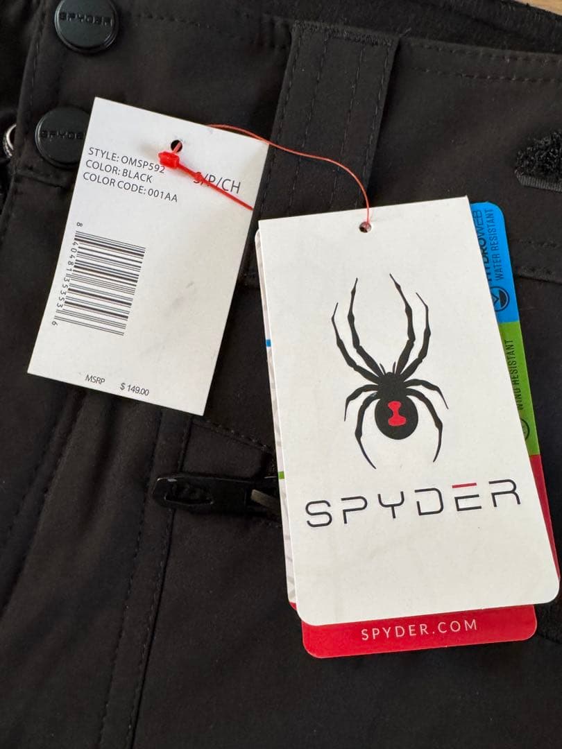 SPYDER パンツ S ブラック 新品