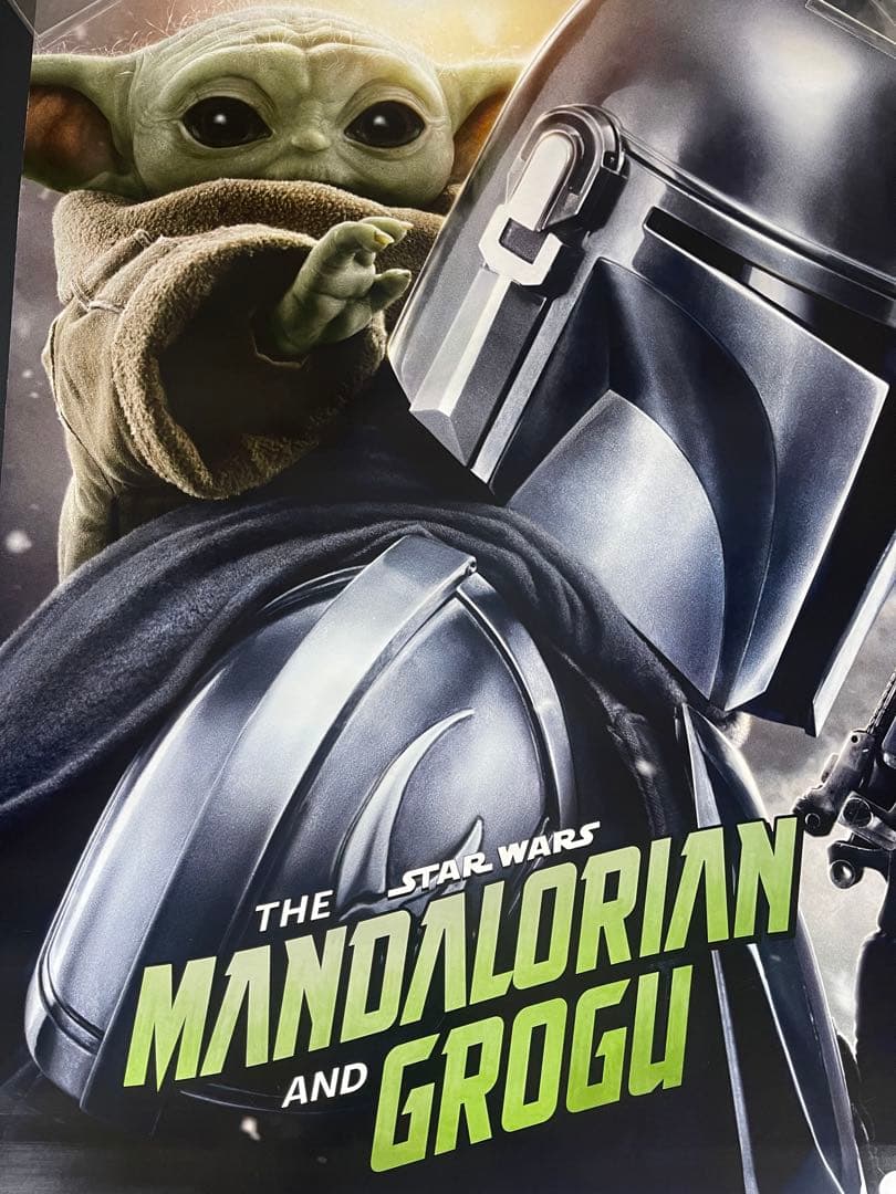 *非販売品*映画館用両面印刷ポスターUS版:マンダロリアン・アンド・グローグー