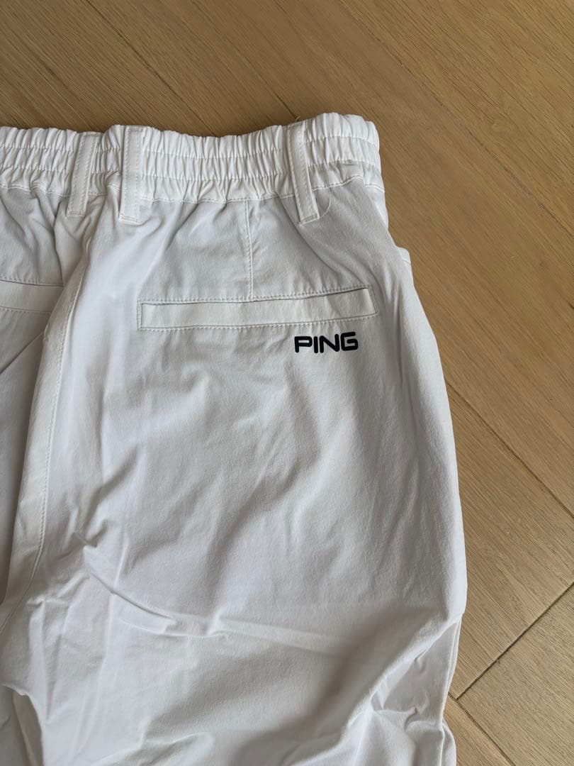 PING レディース ゴルフパンツ ホワイト
