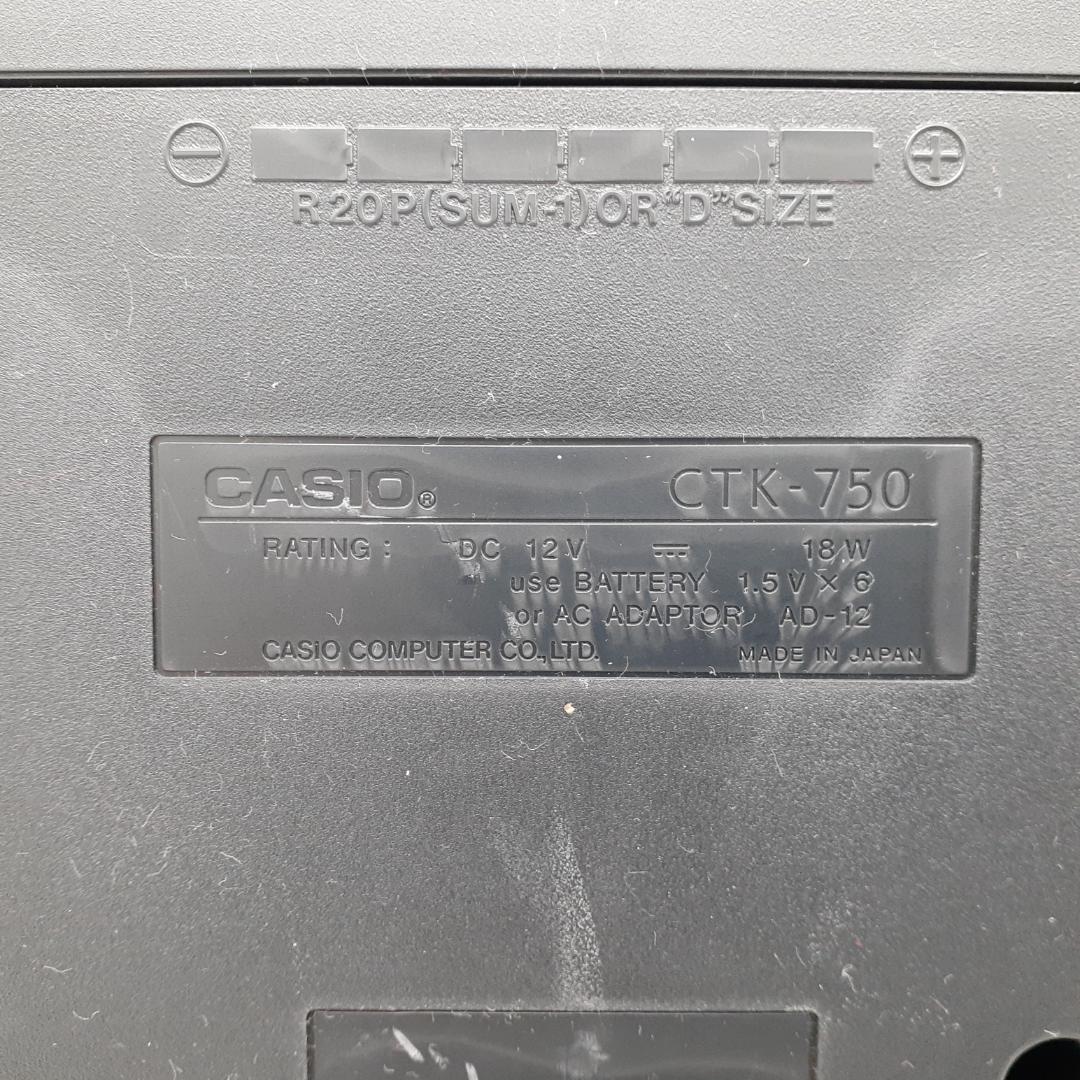 3165番 CASIO カシオ 電子ピアノ 電子キーボード CTK-750