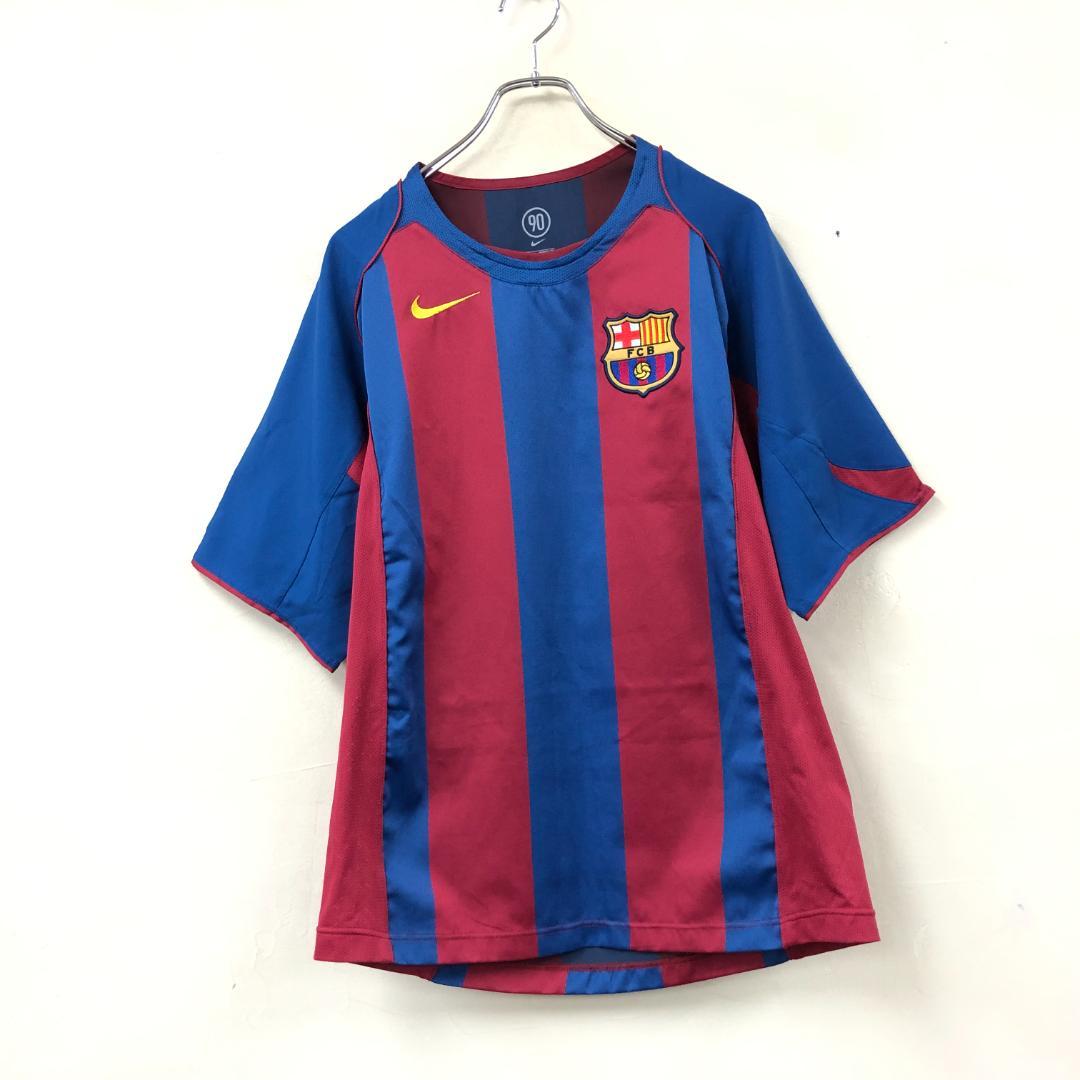 04~05年 NIKE FCバルセロナ ゲームシャツ ユニフォーム サッカー