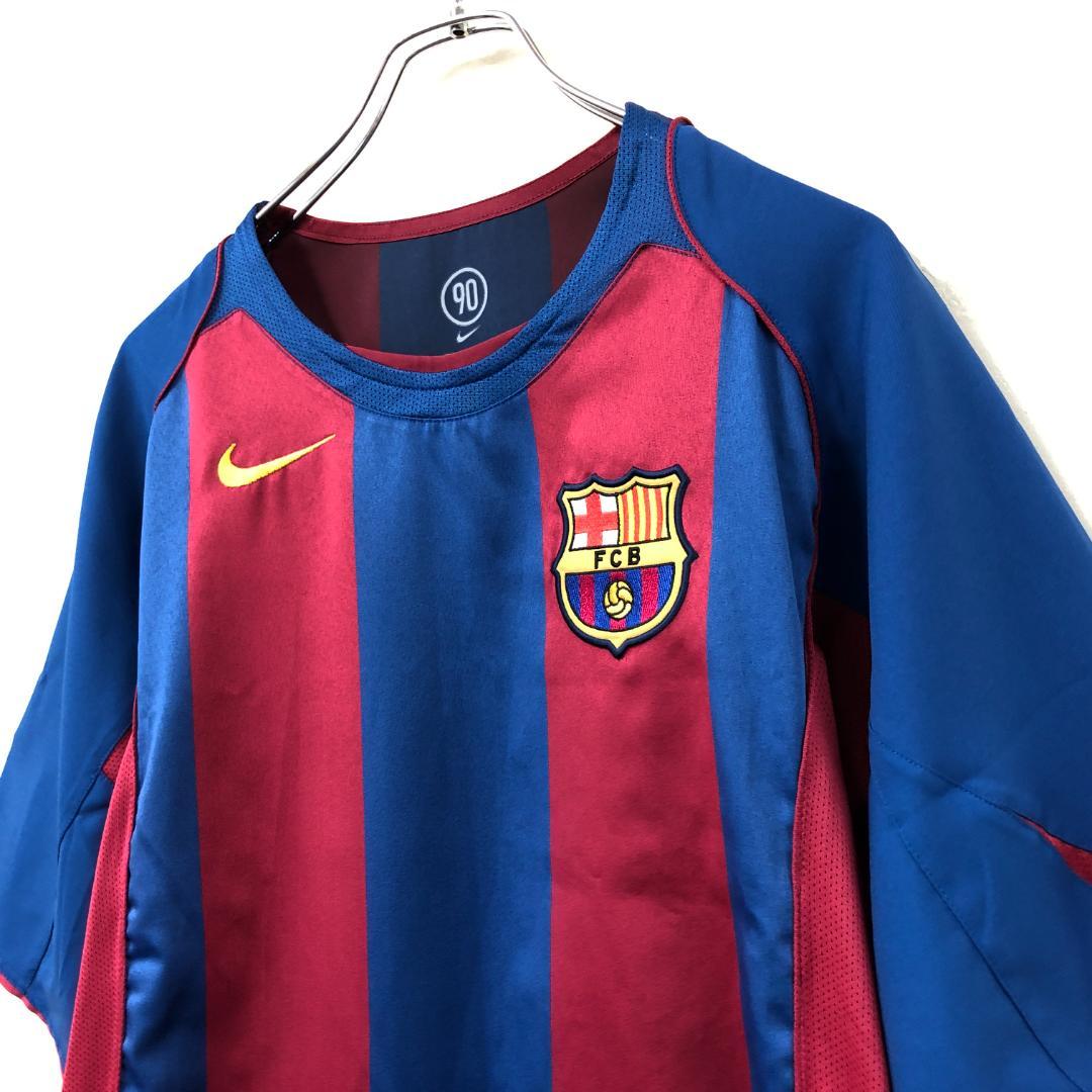 04~05年 NIKE FCバルセロナ ゲームシャツ ユニフォーム サッカー