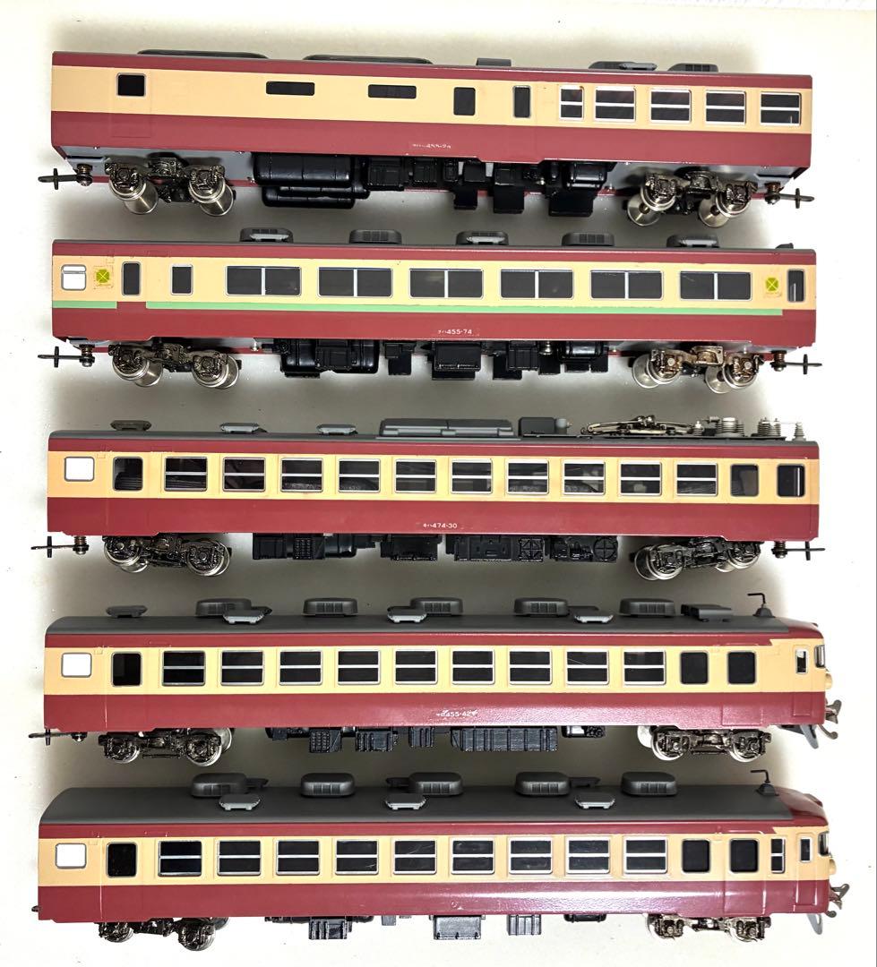 HOゲージ　475系急行形電車　5両セット