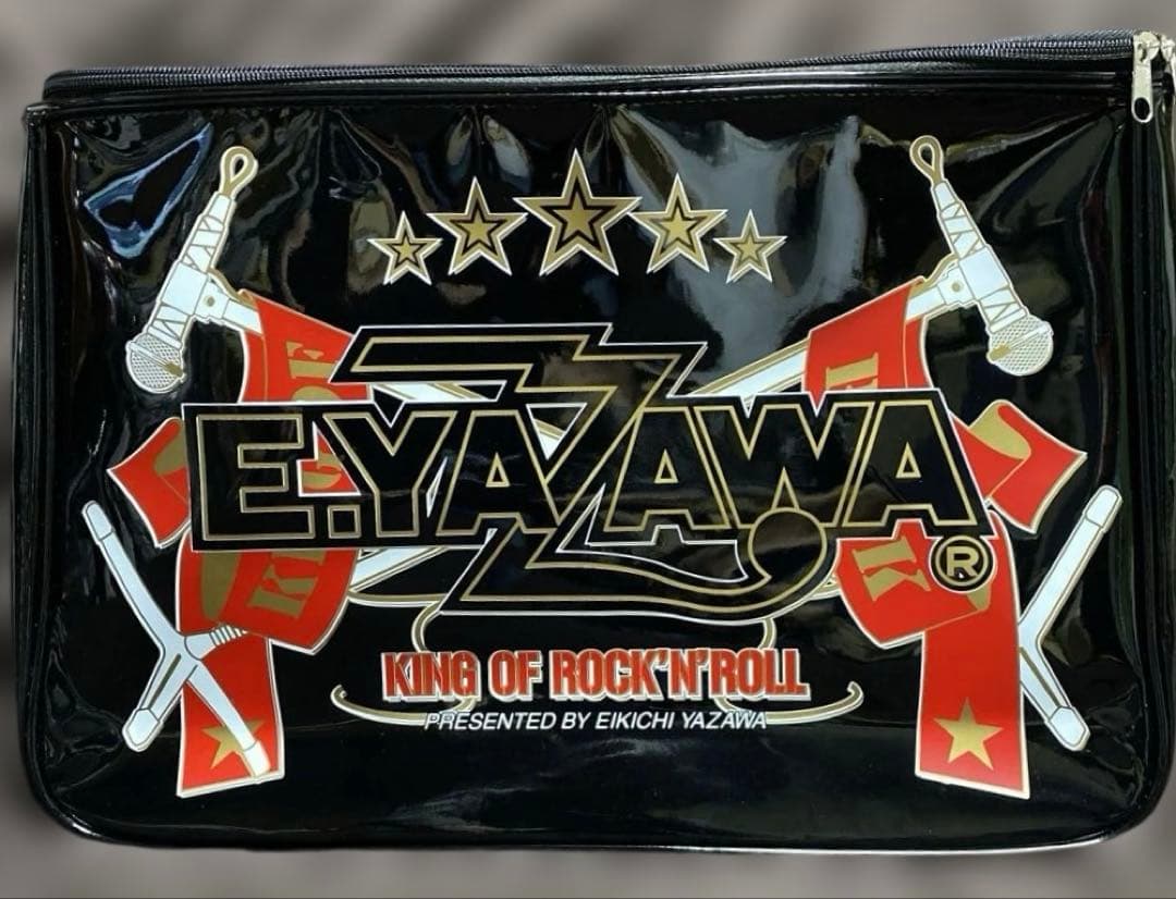 希少　新品未使用　矢沢永吉E.YAZAWA☆ロゴマイクシルエット　収納ボックス