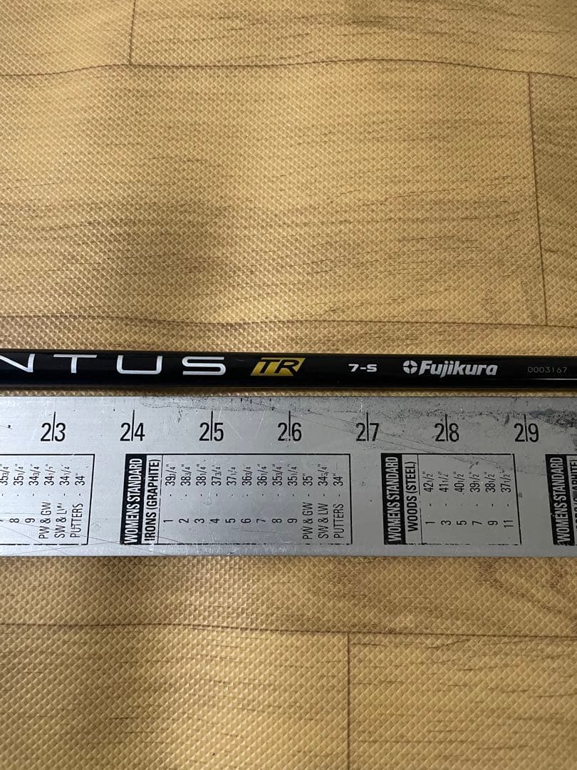 213 フジクラ　ベンタスブラックTR 7S ピンスリーブ付　ドライバー用