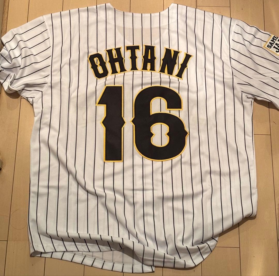 大谷翔平　ユニフォーム　刺繍　日本代表　侍ジャパン　16 WBC Lサイズ　白