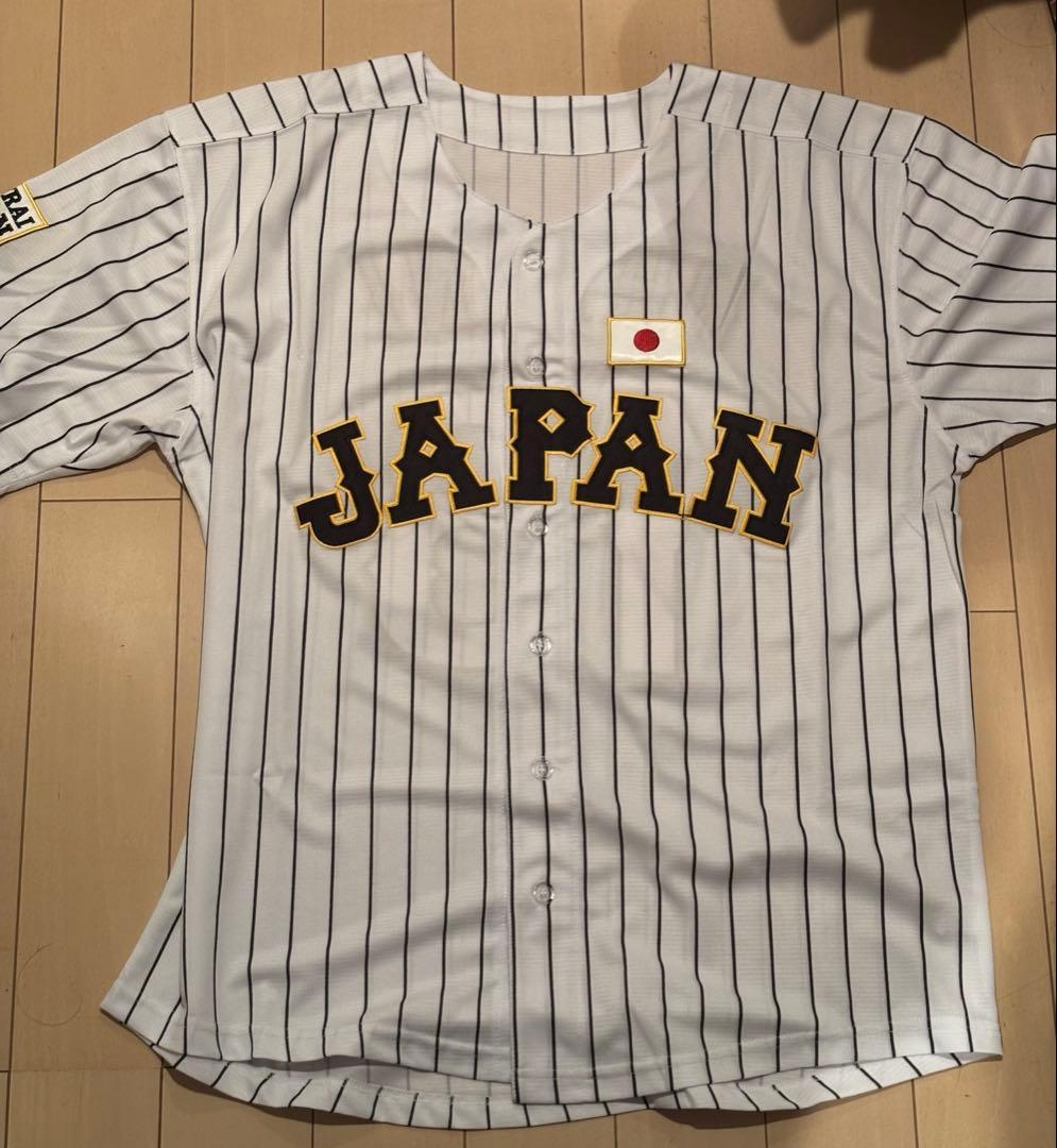大谷翔平　ユニフォーム　刺繍　日本代表　侍ジャパン　16 WBC Lサイズ　白