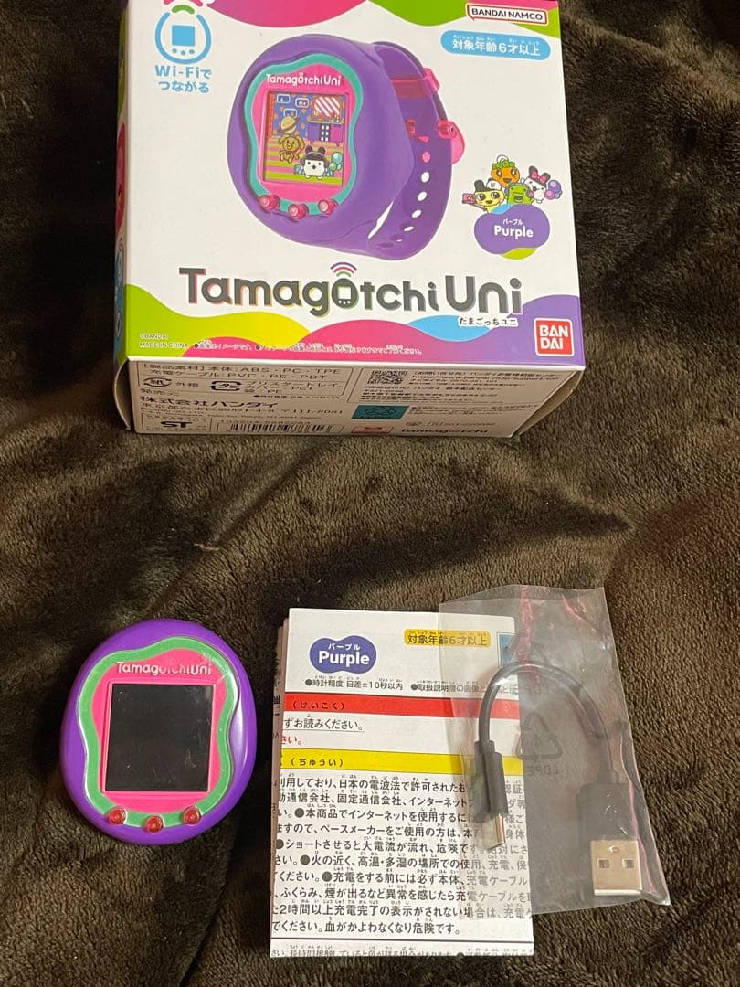 【欠品あり】 Tamagotchi uni たまごっちユニ パープル