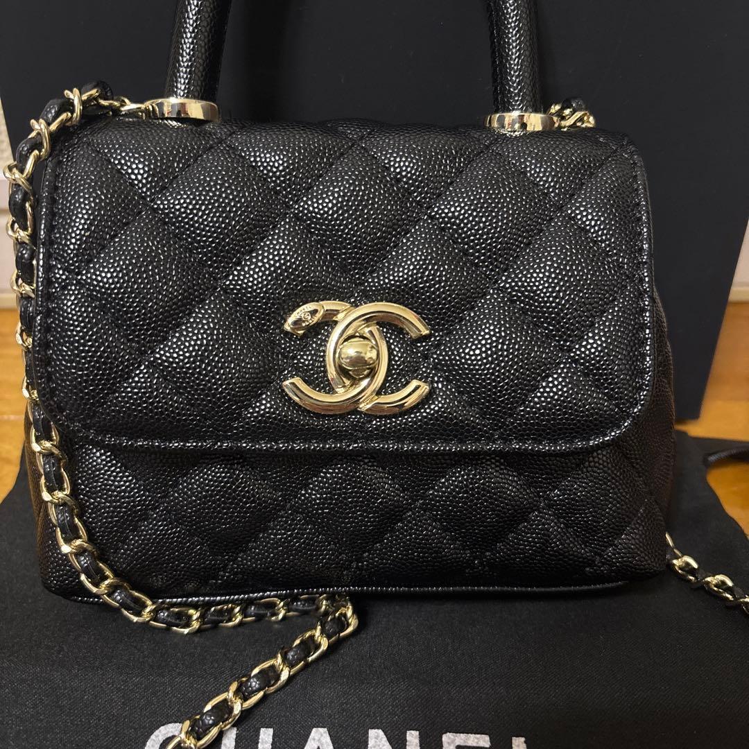 【新品】CHANEL ノベルティミニ ショルダーバッグ キルティング ブラック