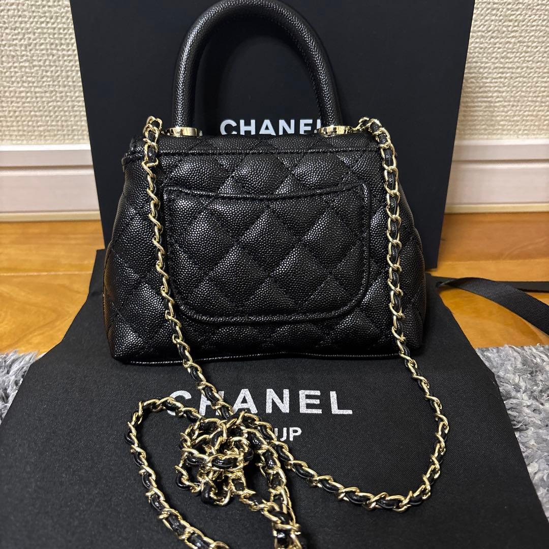 【新品】CHANEL ノベルティミニ ショルダーバッグ キルティング ブラック