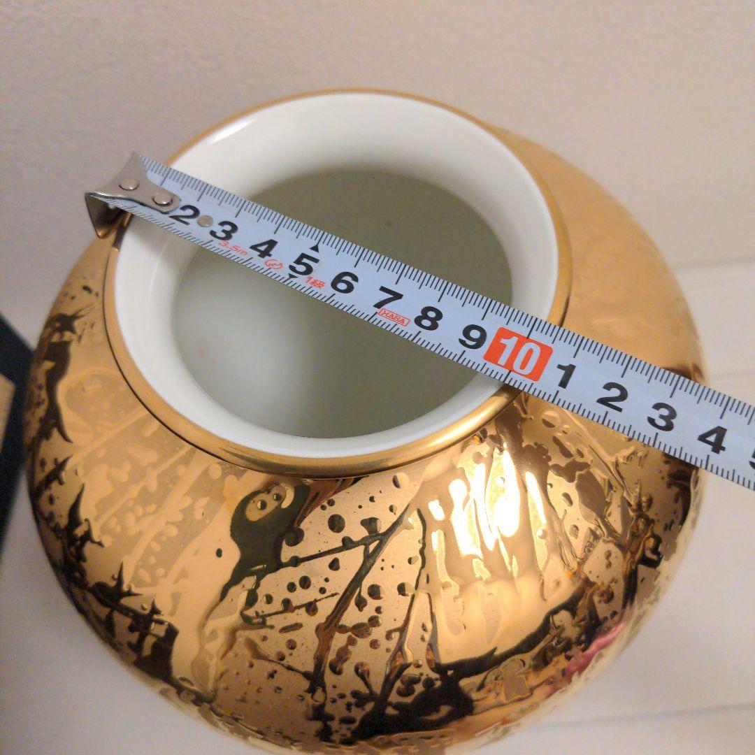 み*ん様 ナルミ　総金彩　花瓶　壺　フラワーベース　花入　花器　インテリア