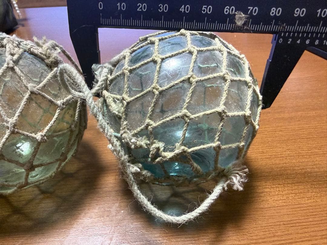 ガラス玉　漁具中古品フロート　浮き玉５０個