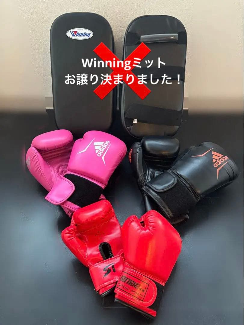 限定値下げ中！ボクシンググローブ等4点セット
