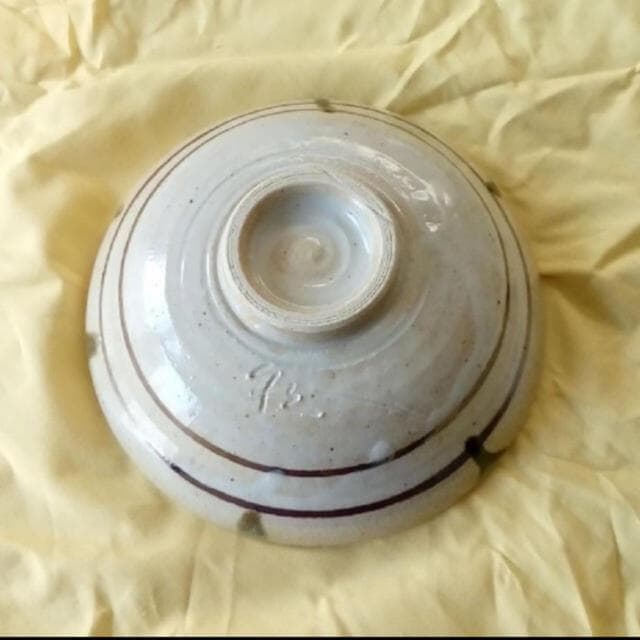 織部焼　瓜模様　鉢　想和堂　林和一作