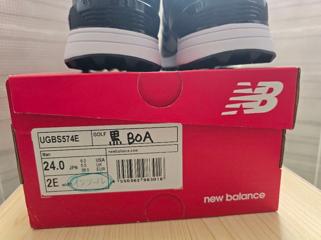 new balance　ゴルフシューズ　24cm
