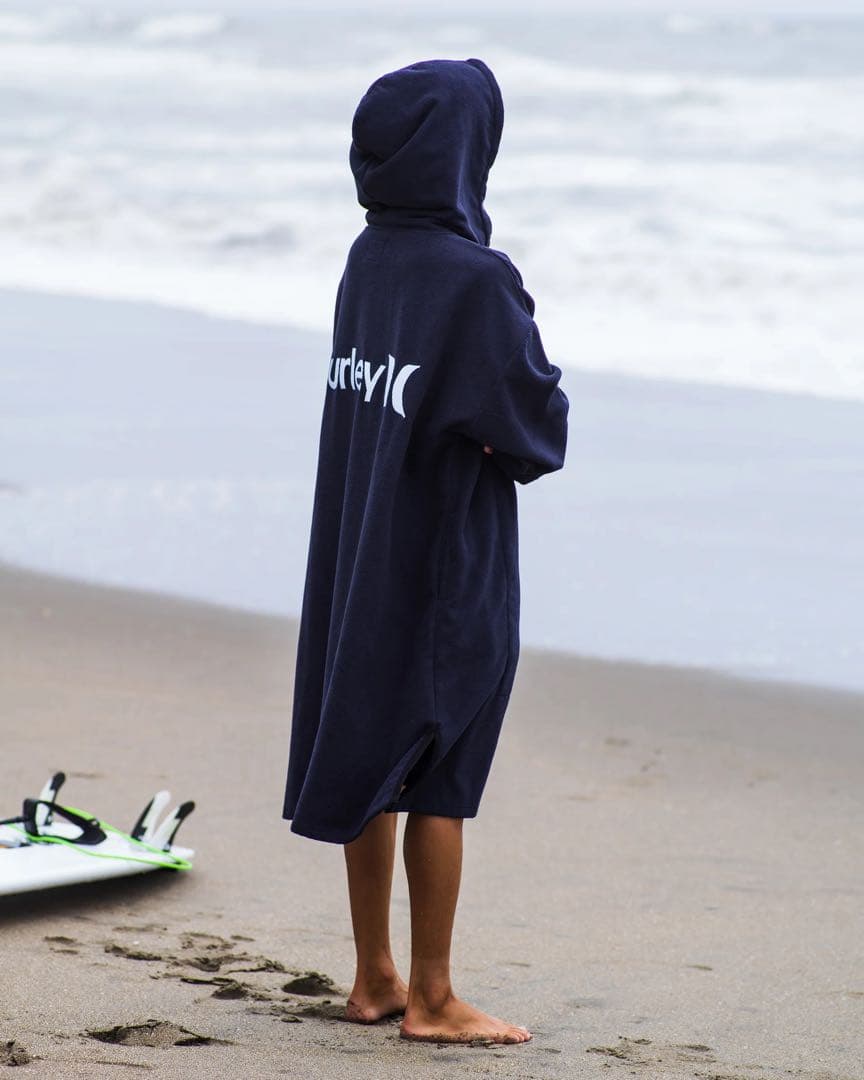 ◎新品.未使用Hurley（ハーレー)男女兼用フリースサーフ着替えポンチョ