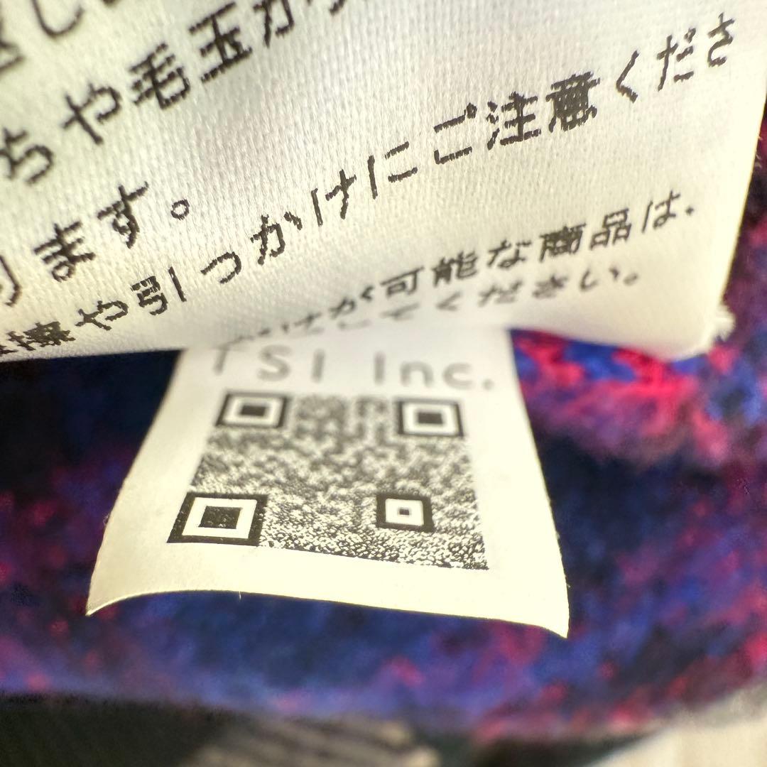 現行モデル　パーリーゲイツ　6 ニット　セーター　ウール100% チェック