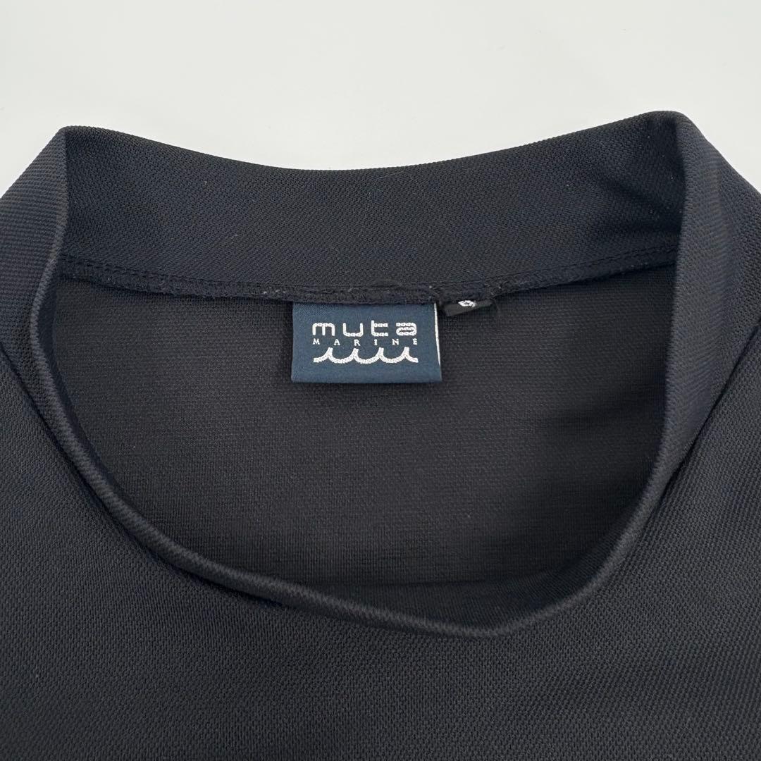 美品　muta MARINE ムータマリン 長袖モックネックシャツ XL 733