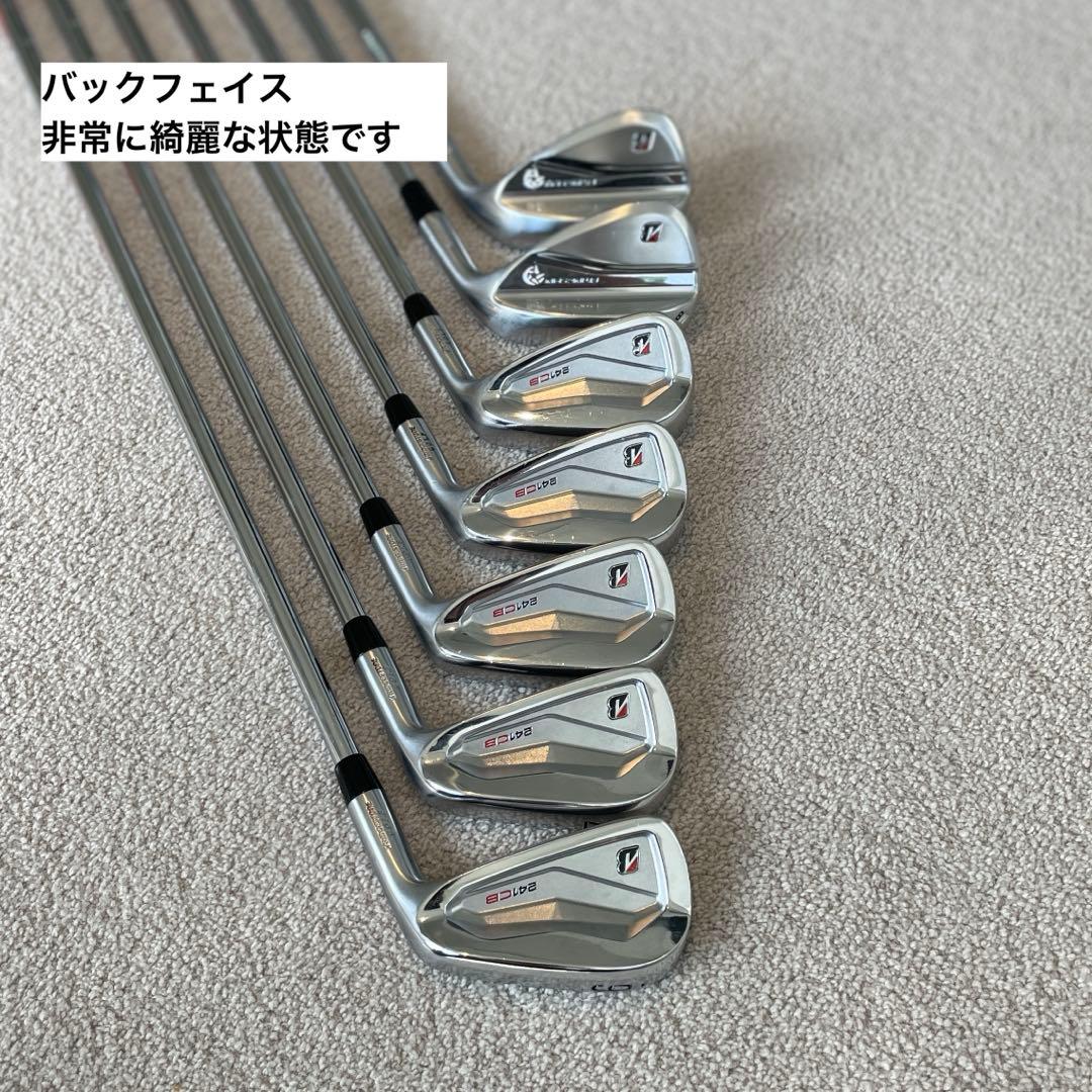 美品★241CBアイアン5本・バイティングスピンウェッジ2本｜ブリジストン
