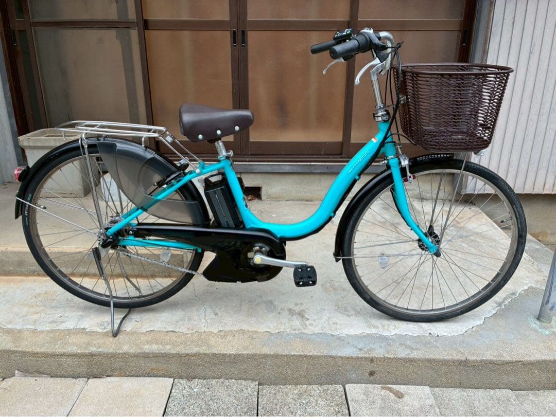 電動自転車　№ 8571 ヤマハ パスナチュラ 26インチ ミントブルー