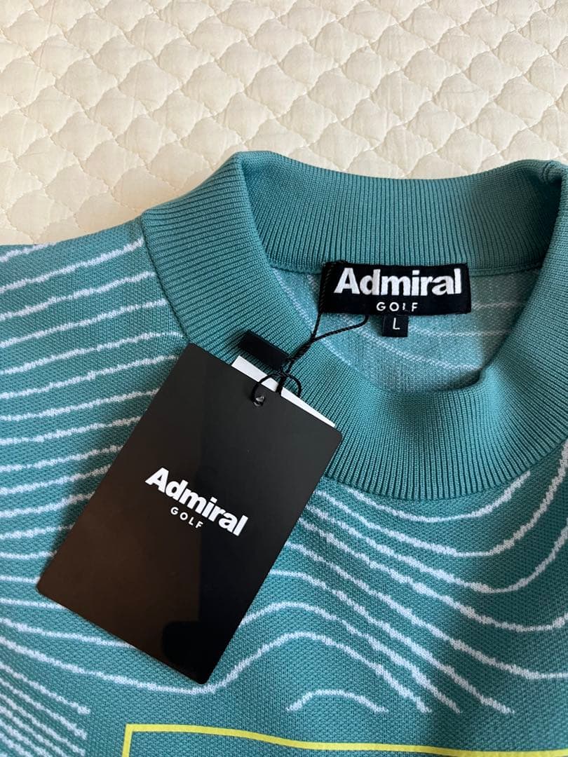新品未使用　メンズAdmiral ゴルフ セーター ニット　ADMA399 L