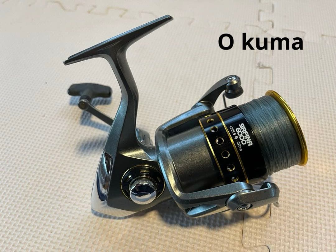 オクマ 6000番 スピニングリール 美品 大型パワーリール ②