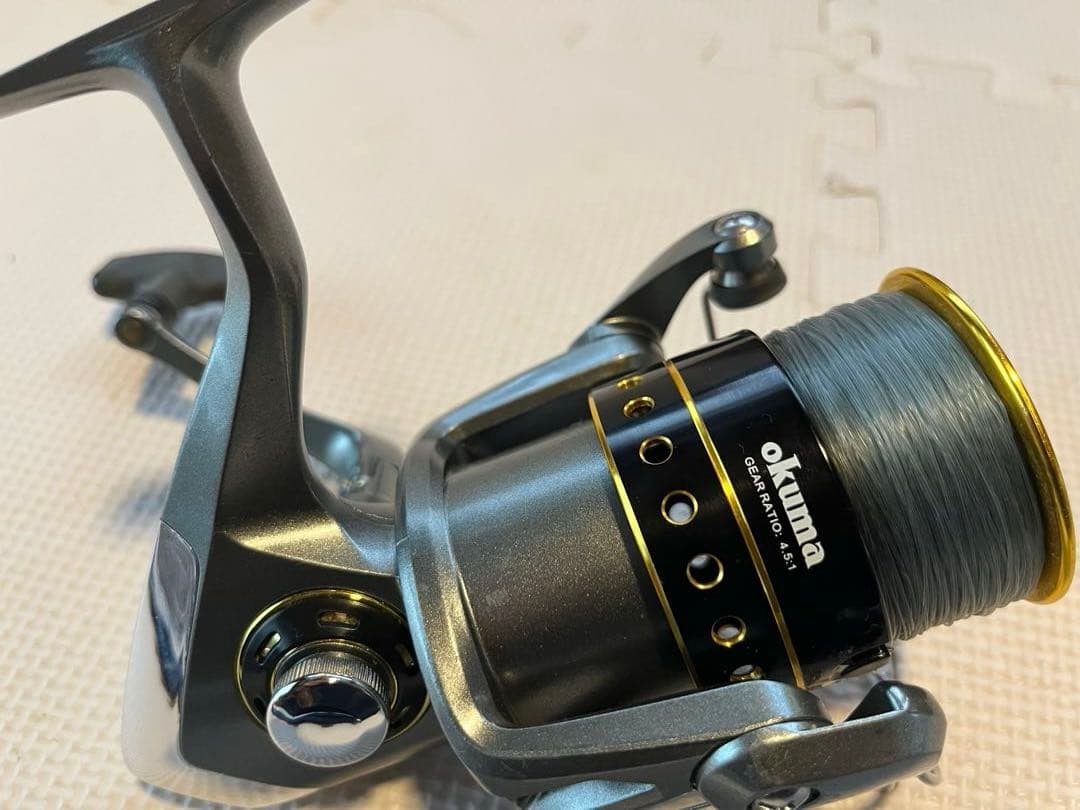 オクマ 6000番 スピニングリール 美品 大型パワーリール ②