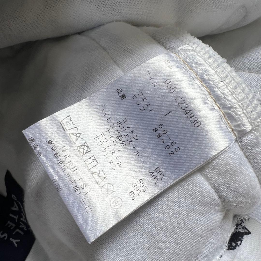 【セットアップ】パーリーゲイツ　繊細花柄　ニット　スカート ゴルフ　レディース