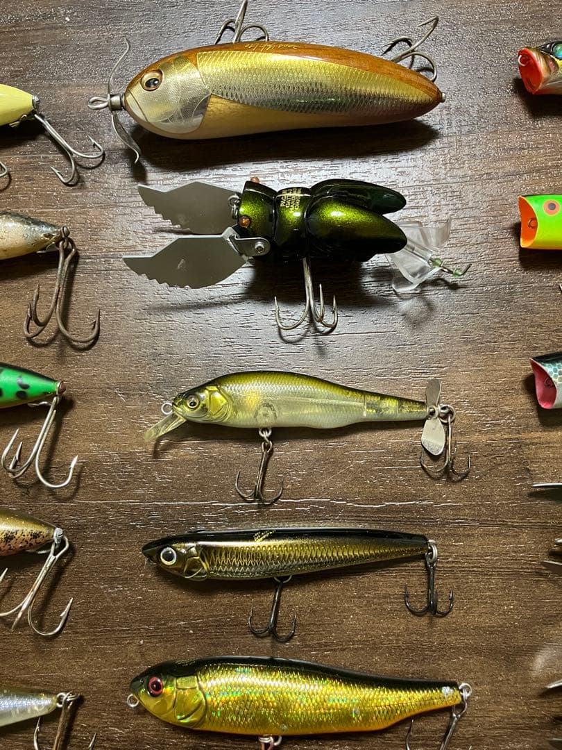 オールドヘドン等 バス トップウォーター セット (17個)