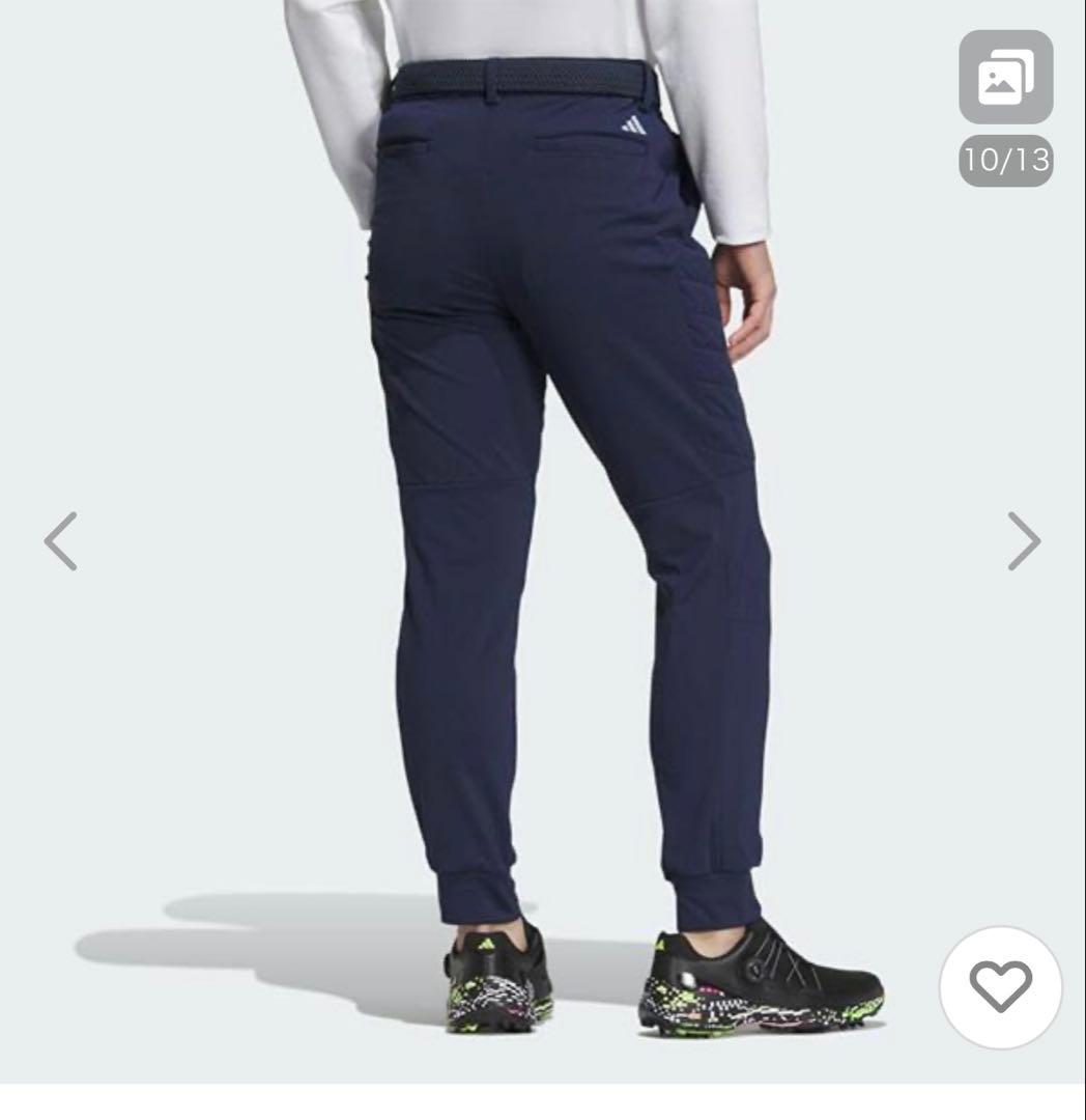adidas ゴルフパンツ　メンズ　新品　キルティング　中綿