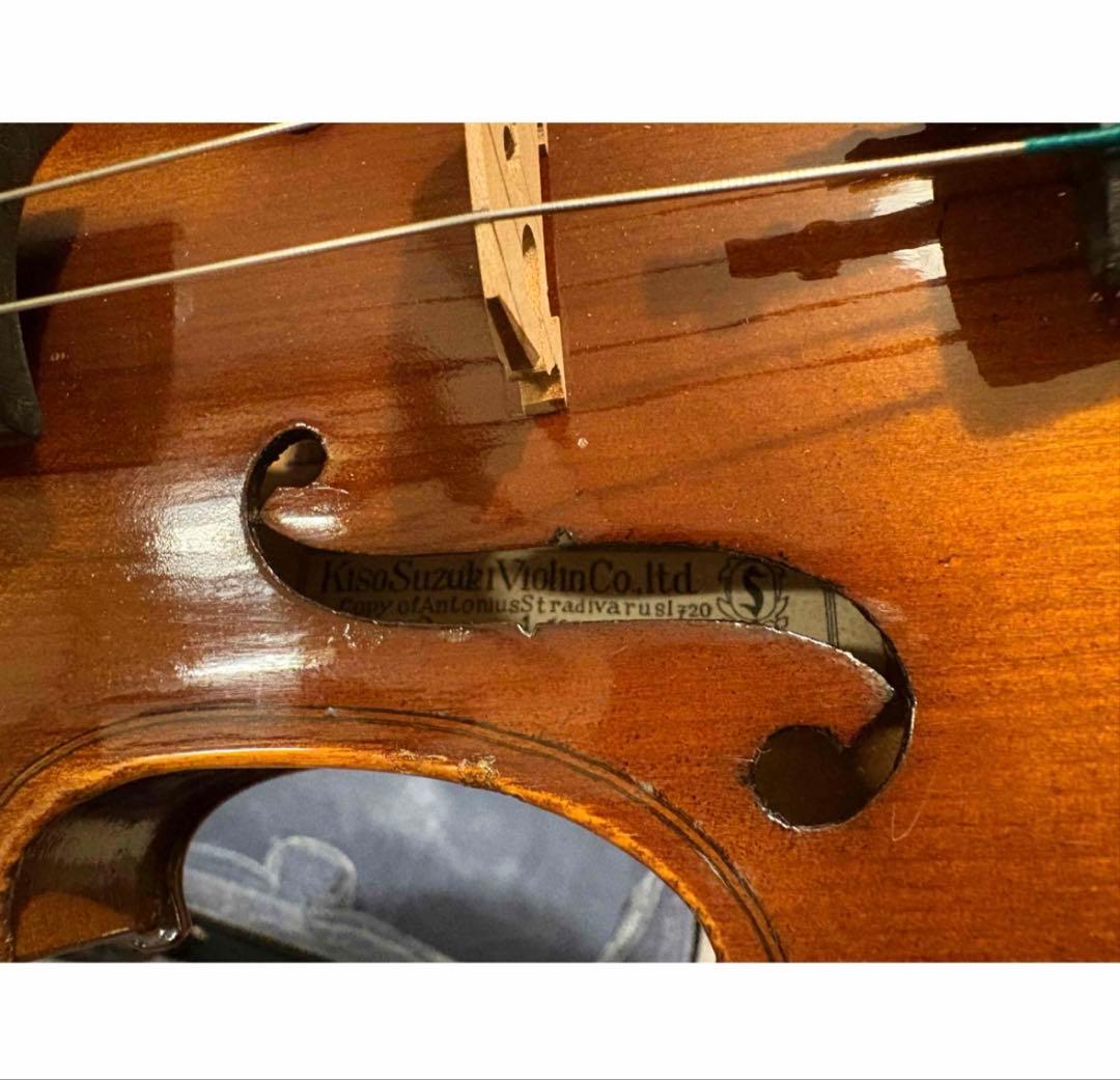 分数バイオリン　1/4サイズ　1958年製　鈴木バイオリン　弦楽器