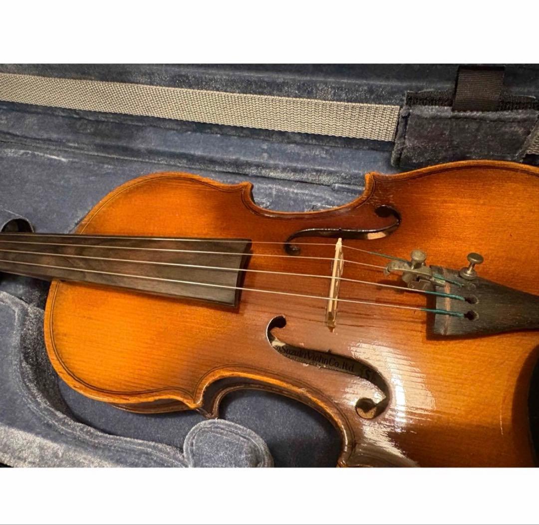 分数バイオリン　1/4サイズ　1958年製　鈴木バイオリン　弦楽器